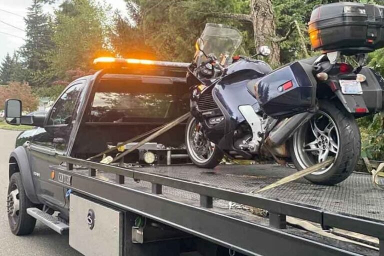 Motorcycle towing